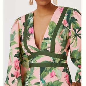 Farm Rio x Anthropologie Pink Jumpsuit